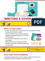 Writing a Cover Letter