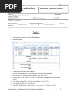 Half Yearly Examinations: Task 1