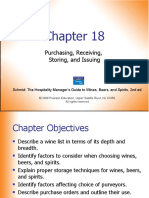 Purchasing, Receiving, Storing, and Issuing