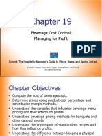 Beverage Cost Control: Managing For Profit: Schmid: The Hospitality Manager's Guide To Wines, Beers, and Spirits, 2nd Ed