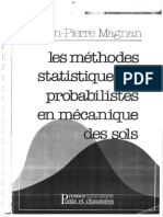 1982 - Les Méthodes Statistiques en Mécanique Des Sols - Magnan