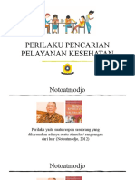 Perilaku Pencarian Pelayanan Kesehatan