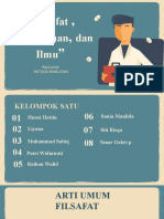 2D3B - Kel 1 - Filsafat Ilmu Pengetahuan