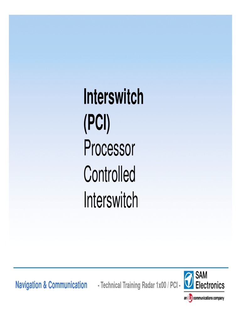 Interswitch (PCI) | PDF