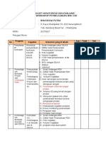 CHEKLIST MONEV-dari pak rudi