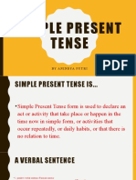 Simple Present Tense: by Anindya Putri