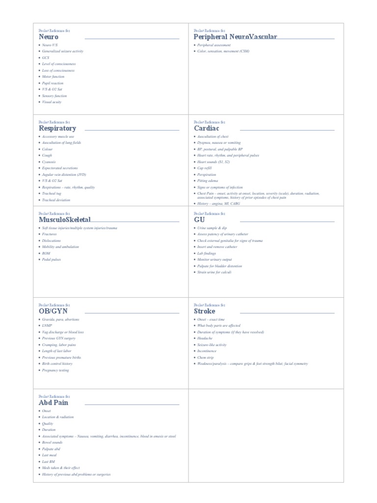 Pocket Reference For ER | PDF | Infants | Diseases And Disorders