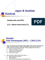 PKPA-Perancangan & Analisis Kontrak-Sample Pola Soal