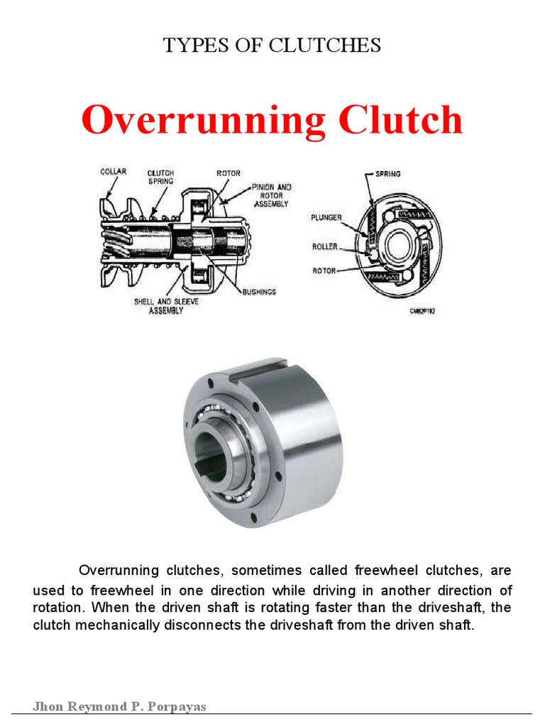 Types of Clutches PDF