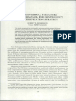 1987 - Multidivisional Structure and Performance