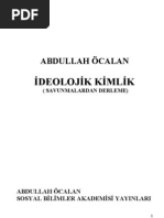 Abdullah Ocalan-Ideolojik Kimlik