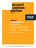 Ways To Demonstrate Your Value Remotely