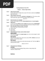 The Punjab School Teaching Material of Class VIII Chapter 1 Human Organ Systems Q.no.1