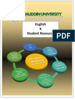 English X Student Resource