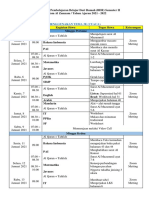 jadwal januari