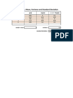 Expected Value, Mean, Variance and Standard Deviation