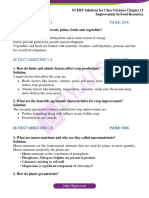 Ncert Sol For Cbse Class 9 Sci Chapter 15 Improvement in Food Resources