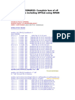 Recovery-Scenario Loss of Allfiles