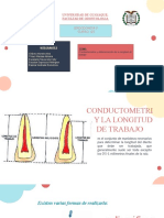 CONDUCTOMETRÍA Y DETERMINACIÓN DE LONGITUD DE TRABAJO