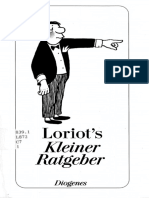 Loriot - Loriots Kleiner Ratgeber-Diogenes Verlag AG (2004)