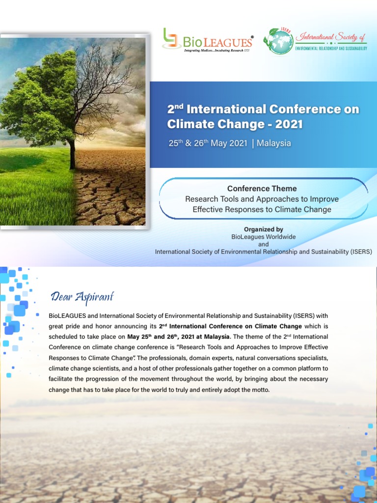 2nd International Conference in The Field of Climate Change | PDF