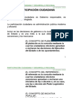 Tarjetas Participación Ciudadana y Desarrollo Regional - Dip. Samuel Moreno - Intervención Coparmex Octubre 2010