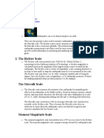 The Richter Scale: Well Being Economics Nominal National Income