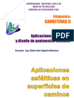 Aplicaciones Asfálticas y Diseño de Pavimento Flexible