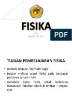 Fisika 1 (Mekanika Dan Fluida)