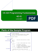 CS-323 Programming Fundamentals 4 (3-2) CS-323 Programming Fundamentals 4 (3-2)