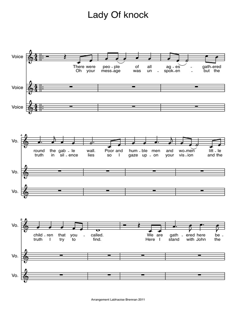 Lady of Knock 3Part PDF