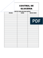 Control de Glucemia