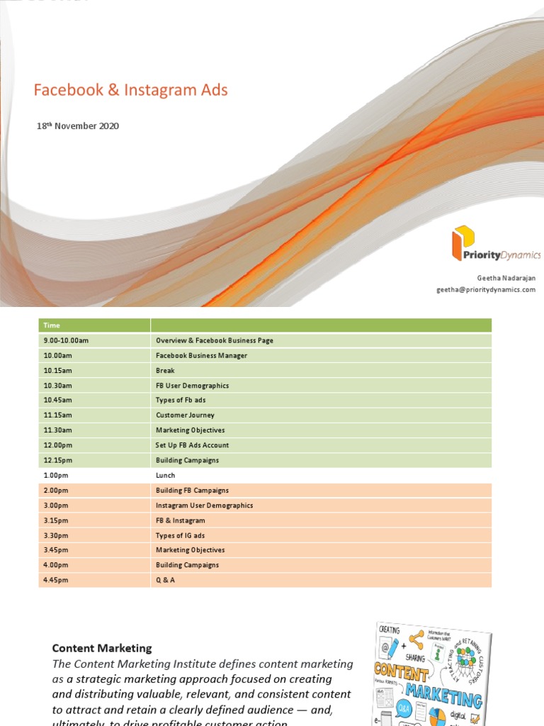 Facebook & Instagram Advertising | PDF | Target Audience | Marketing