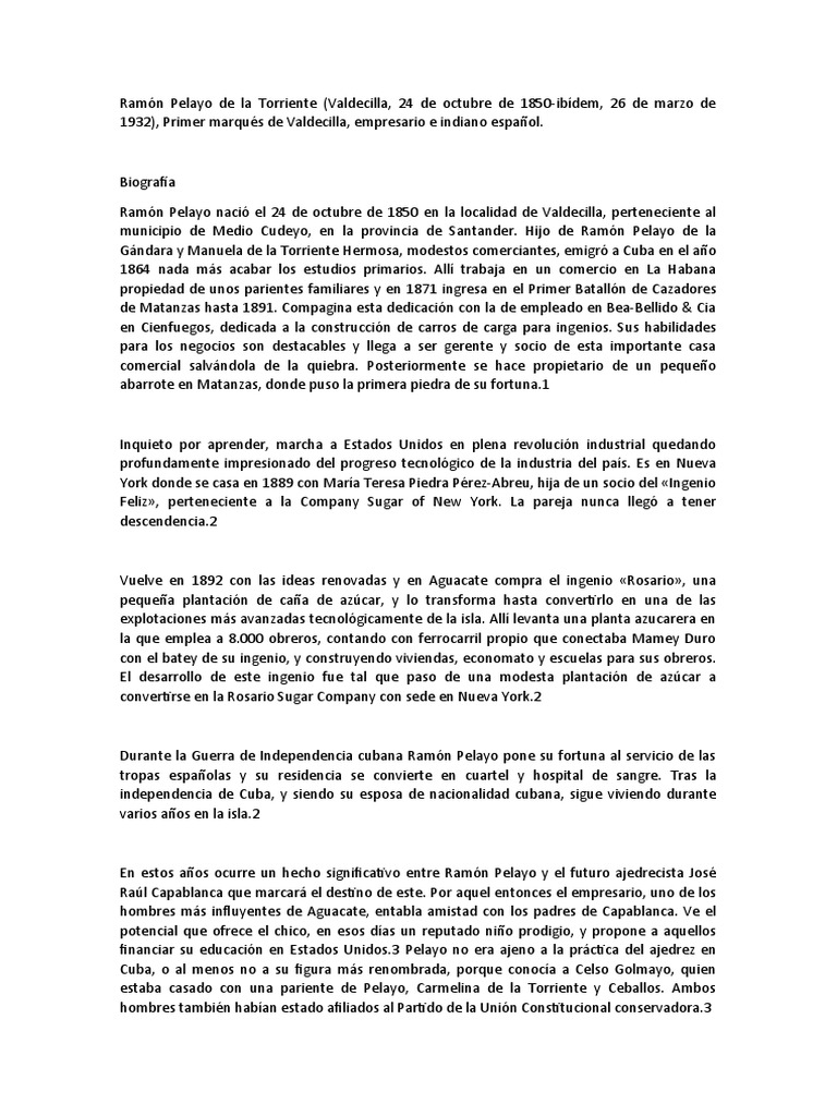 Ramón Pelayo de La Torriente PDF Cuba Agitación