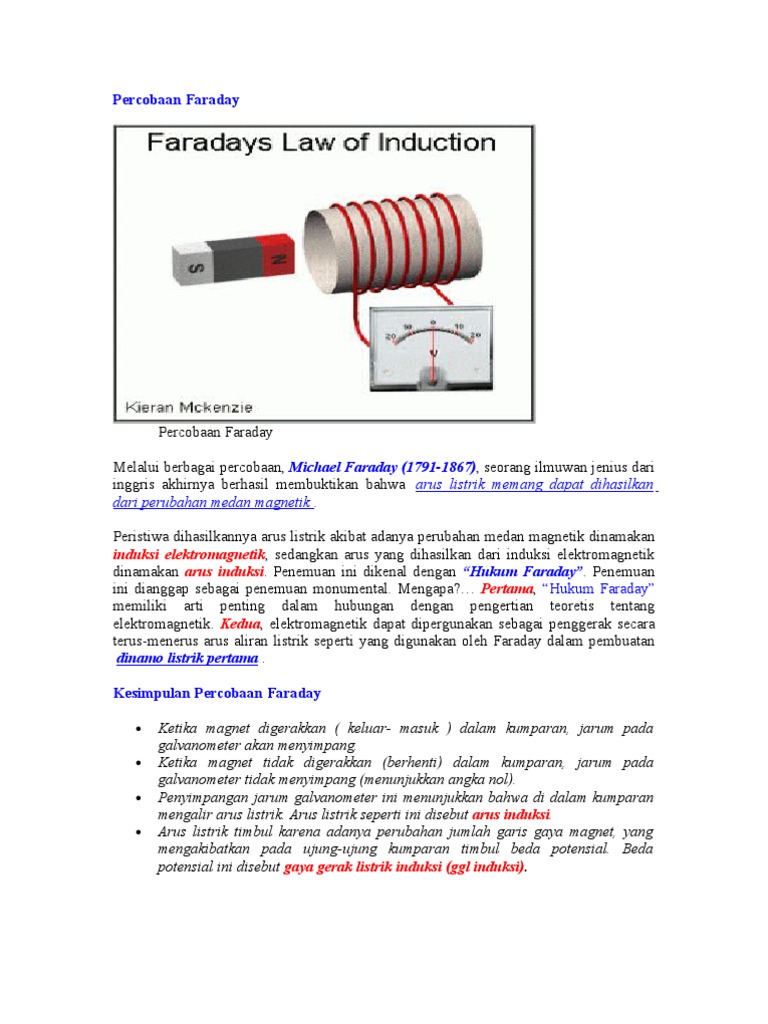 Percobaan Faraday