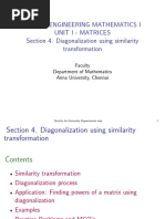 MA5158 Unit I Section 4