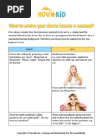 51Talk Free Trial Lesson Guide | PDF | Textbook | Teaching