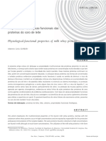 Propriedades multifuncionais das proteínas do soro de leite