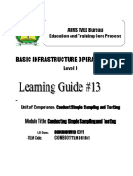 Basic Infrastructure Operations: Level I