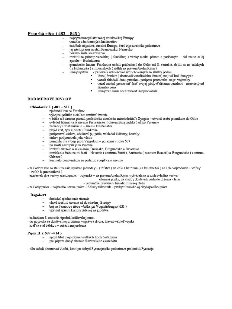 Franská Ríša Poz. | PDF