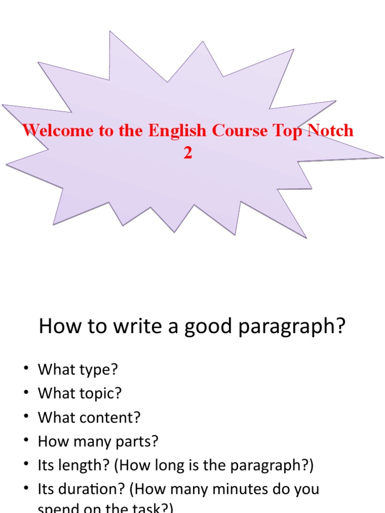 To The English Course Top Notch 2 PDF Foods Cuisine