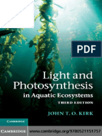 Light and Photosynthesis in Aquatic Ecosystems