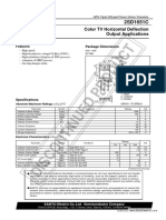 Color TV Horizontal Deflection Output Applications