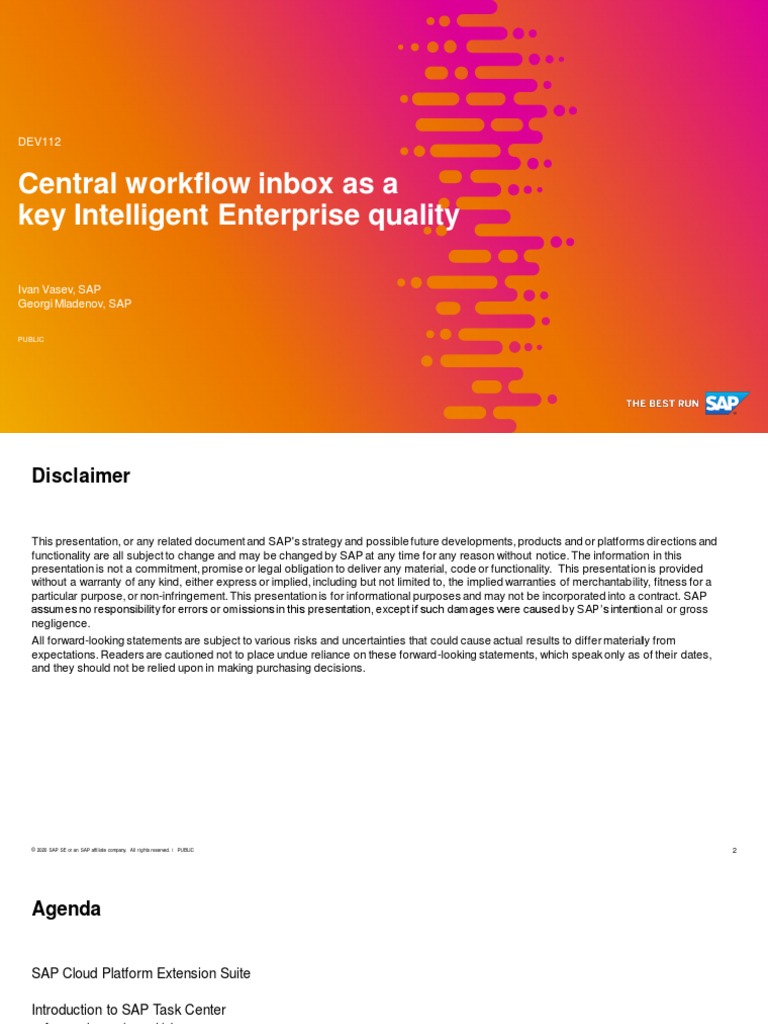 Central Workflow Inbox As A Key Intelligent Enterprise Quality | PDF ...