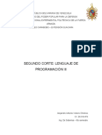 Alejandro Veleiro - Lenguaje de Programación 3 - Informe 2do Corte