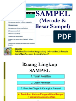 Metode & Besar Sampel Jan 2020