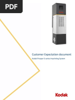 Kodak Prosper S-Series - Customer Expectations Documents - EAMER-rev RK