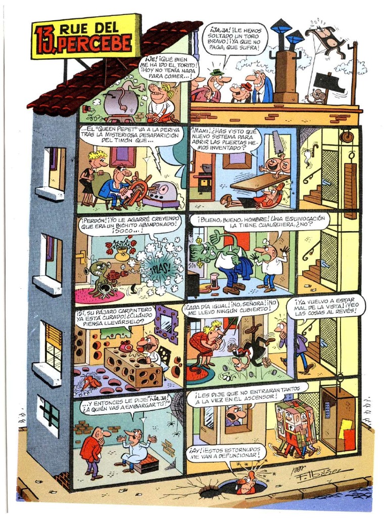 Rue 13 Del Percebe. Cómic de Francisco Ibáñez, 10 Comics. 4 | PDF