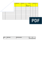 Project Plan and Risk Registe Template