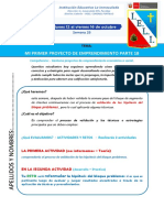 Semana 28 - Ept 4° 13 - 10 - 2020 Hoja de Trabajo